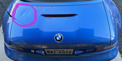 1999 BMW M Roadster in Estoril Blue Metallic over Estoril Blue & Black Nappa