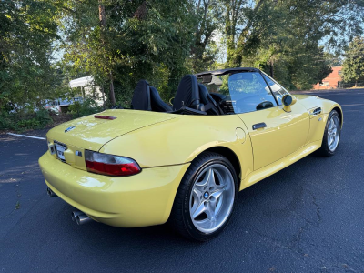 1999 BMW M Roadster in Dakar Yellow 2 over Black Nappa