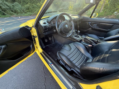 1999 BMW M Roadster in Dakar Yellow 2 over Black Nappa