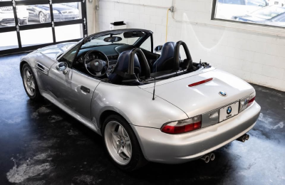 1999 BMW M Roadster in Arctic Silver Metallic over Estoril Blue & Black Nappa