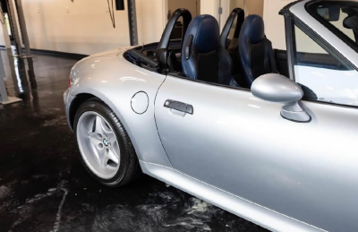 1999 BMW M Roadster in Arctic Silver Metallic over Estoril Blue & Black Nappa