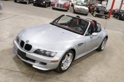 1999 BMW M Roadster in Arctic Silver Metallic over Imola Red & Black Nappa