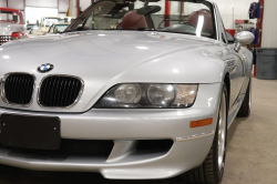 1999 BMW M Roadster in Arctic Silver Metallic over Imola Red & Black Nappa