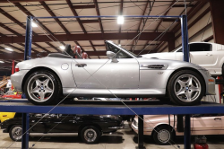 1999 BMW M Roadster in Arctic Silver Metallic over Imola Red & Black Nappa