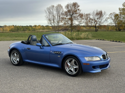 1999 BMW M Roadster in Estoril Blue Metallic over Estoril Blue & Black Nappa