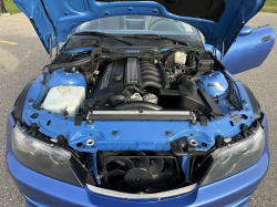 1999 BMW M Roadster in Estoril Blue Metallic over Estoril Blue & Black Nappa