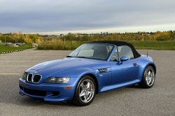 1999 BMW M Roadster in Estoril Blue Metallic over Estoril Blue & Black Nappa