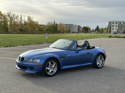 1999 BMW M Roadster in Estoril Blue Metallic over Estoril Blue & Black Nappa