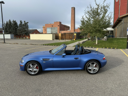1999 BMW M Roadster in Estoril Blue Metallic over Estoril Blue & Black Nappa