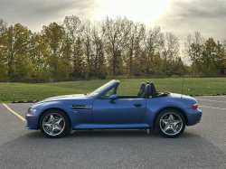1999 BMW M Roadster in Estoril Blue Metallic over Estoril Blue & Black Nappa