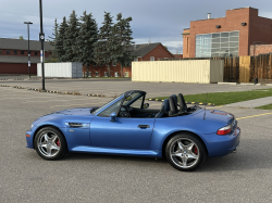 1999 BMW M Roadster in Estoril Blue Metallic over Estoril Blue & Black Nappa