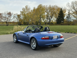 1999 BMW M Roadster in Estoril Blue Metallic over Estoril Blue & Black Nappa