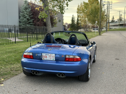 1999 BMW M Roadster in Estoril Blue Metallic over Estoril Blue & Black Nappa