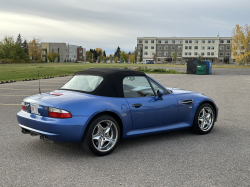 1999 BMW M Roadster in Estoril Blue Metallic over Estoril Blue & Black Nappa