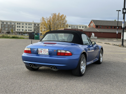 1999 BMW M Roadster in Estoril Blue Metallic over Estoril Blue & Black Nappa