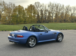 1999 BMW M Roadster in Estoril Blue Metallic over Estoril Blue & Black Nappa