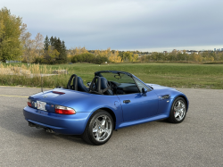 1999 BMW M Roadster in Estoril Blue Metallic over Estoril Blue & Black Nappa