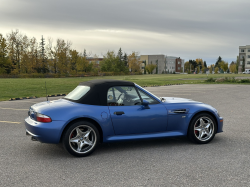 1999 BMW M Roadster in Estoril Blue Metallic over Estoril Blue & Black Nappa