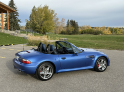 1999 BMW M Roadster in Estoril Blue Metallic over Estoril Blue & Black Nappa