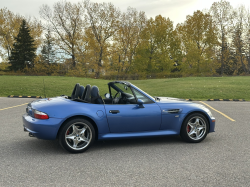1999 BMW M Roadster in Estoril Blue Metallic over Estoril Blue & Black Nappa