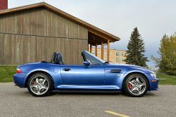1999 BMW M Roadster in Estoril Blue Metallic over Estoril Blue & Black Nappa