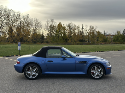 1999 BMW M Roadster in Estoril Blue Metallic over Estoril Blue & Black Nappa