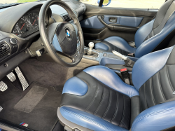 1999 BMW M Roadster in Estoril Blue Metallic over Estoril Blue & Black Nappa