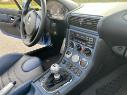 1999 BMW M Roadster in Estoril Blue Metallic over Estoril Blue & Black Nappa