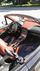 1999 BMW M Roadster in Cosmos Black Metallic over Imola Red & Black Nappa