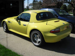 1999 BMW M Roadster in Dakar Yellow 2 over Black Nappa