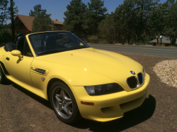 1999 BMW M Roadster in Dakar Yellow 2 over Black Nappa