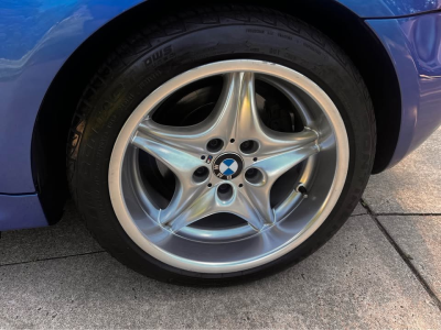 2000 BMW M Roadster in Estoril Blue Metallic over Estoril Blue & Black Nappa