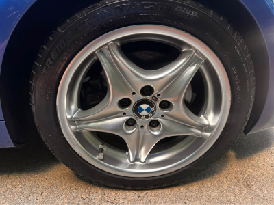 2000 BMW M Roadster in Estoril Blue Metallic over Estoril Blue & Black Nappa