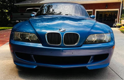 2000 BMW M Roadster in Estoril Blue Metallic over Estoril Blue & Black Nappa