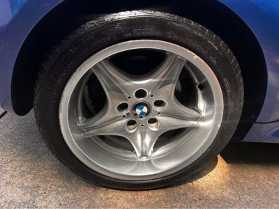 2000 BMW M Roadster in Estoril Blue Metallic over Estoril Blue & Black Nappa
