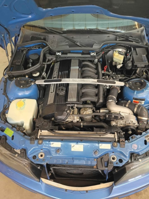 2000 BMW M Roadster in Estoril Blue Metallic over Estoril Blue & Black Nappa