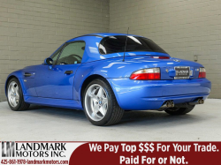 2000 BMW M Roadster in Estoril Blue Metallic over Estoril Blue & Black Nappa