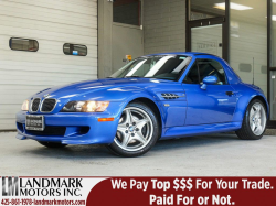 2000 BMW M Roadster in Estoril Blue Metallic over Estoril Blue & Black Nappa