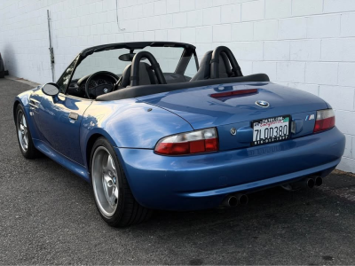 2000 BMW M Roadster in Estoril Blue Metallic over Black Nappa