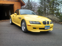 2000 BMW M Roadster in Dakar Yellow 2 over Black Nappa