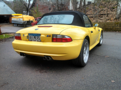 2000 BMW M Roadster in Dakar Yellow 2 over Black Nappa