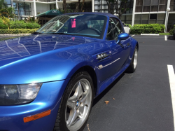 2000 BMW M Roadster in Estoril Blue Metallic over Estoril Blue & Black Nappa