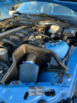 2000 BMW M Roadster in Estoril Blue Metallic over Estoril Blue & Black Nappa