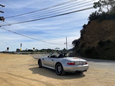 2000 BMW M Roadster in Titanium Silver Metallic over Black Nappa