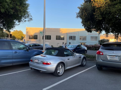 2000 BMW M Roadster in Titanium Silver Metallic over Black Nappa