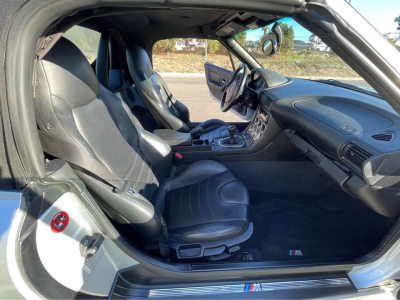 2000 BMW M Roadster in Titanium Silver Metallic over Black Nappa