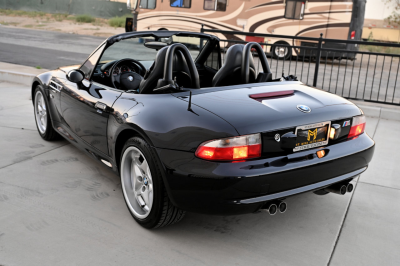 2000 BMW M Roadster in Cosmos Black Metallic over Dark Gray & Black Nappa