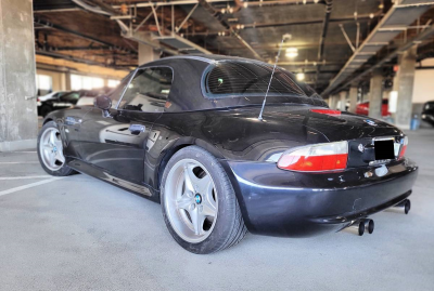 2000 BMW M Roadster in Cosmos Black Metallic over Black Nappa
