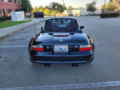 2000 BMW M Roadster in Cosmos Black Metallic over Black Nappa