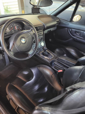2000 BMW M Roadster in Cosmos Black Metallic over Black Nappa